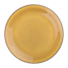 Empty ceramic round plate