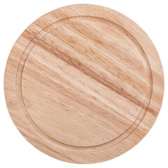 Round wooden cutting board