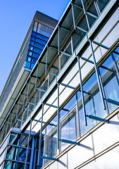 typical windows at an office building