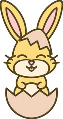 cute easter bunny cartoon
