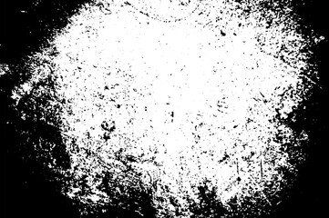 Obraz premium Grunge border texture background. Abstract frame overlay. PNG graphic illustration with transparent background.