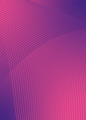 Abstract background vector red violet with dynamic waves for wedding design. Futuristic technology backdrop with network wavy lines. Premium template with stripes, gradient mesh for banner, poster