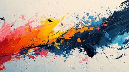 Dynamic Abstractions: Vibrant Backgrounds with Bold Shapes, Lines, Splatters, and Splashes