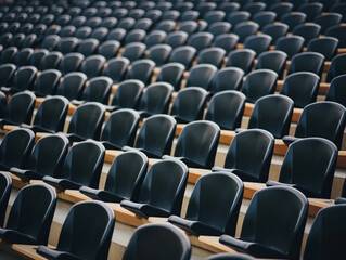 Naklejka premium rows of chairs