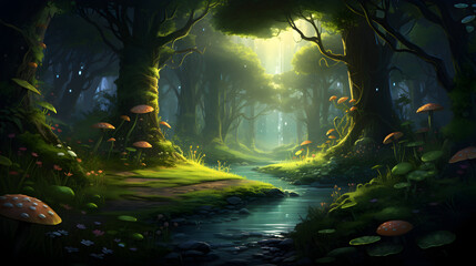 magic forest in night 3d wallpaper and background image,,
forest in the night