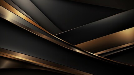 Abstract luxury background of metal with black and gold color. Modern business background