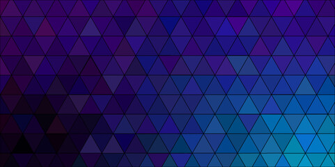 Abstract geometric light background of small triangles in light blue and purple colors. Abstract 3d polygonal pattern luxury lines. Polygonal abstract navy blue Creative geometric pattern.