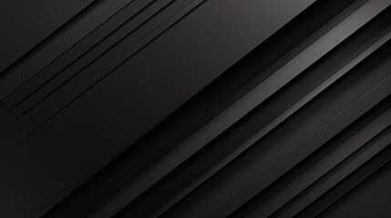 Obraz premium Black abstract corporate background. Black grey abstract modern background for design. Dark. Geometric shape. 3d effect. Diagonal lines, stripes 