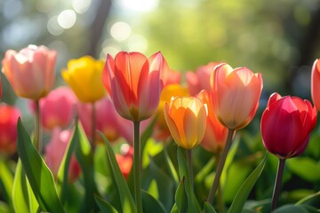 Bursting With Color, Tulips Bring Spring To Life In Full Bloom