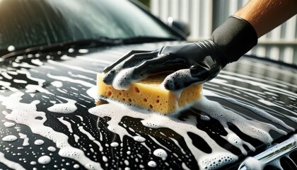 Suds and Shine: Manual Car Wash Detailing - 731217653