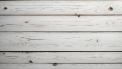 Close-Up View of White Painted Wooden Planks as a Background Texture