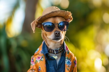 Stylish Canine: Fashion-Forward Dog Model