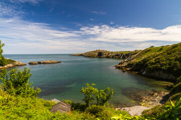 Porth Eilian, Anglesey, beach and bay. - 731218837