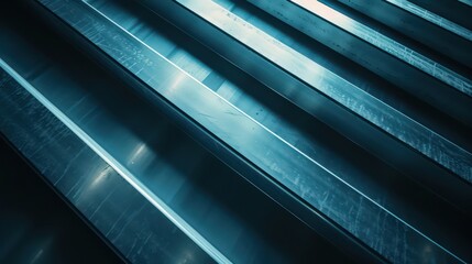 Obraz premium Industrial background with a solid and durable metal aesthetic.