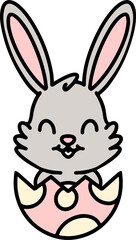 cute kawaii easter bunny