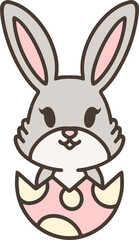 cute kawaii easter bunny