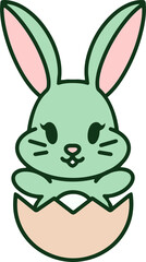 easter rabbit cartoon