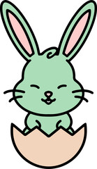 easter rabbit cartoon