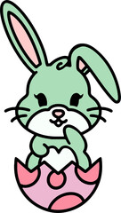 easter rabbit cartoon