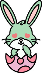 easter rabbit cartoon