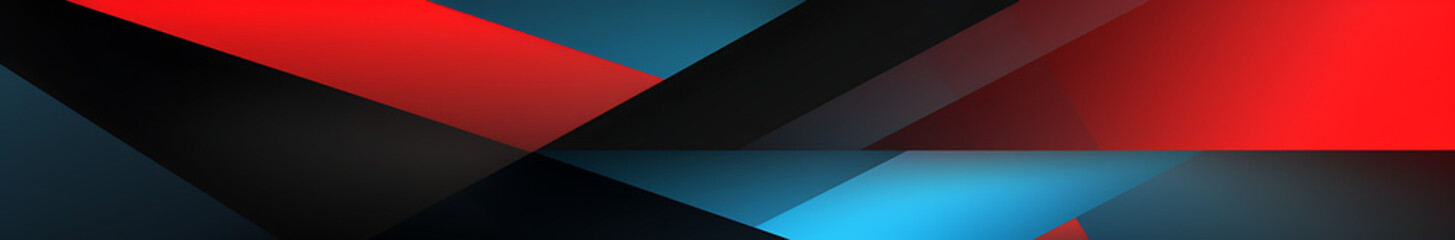Fototapeta premium background - tech style with Red, blue and black colors, abstract, flat design, minimalistic, illustration.
