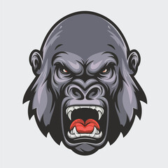 portrait of a face of a vampire, head of a skull with a tattoo, head of a bear, vector illustration, vector tracing, 