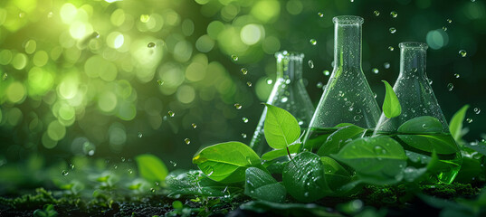 Conducting experiments using plant-filled flasks exemplifies the principles of green chemistry