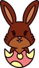 Obraz premium easter bunny in egg