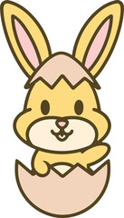 Obraz premium easter bunny in egg