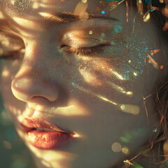 Fantasy Fusion: A Photorealistic Exploration of Vibrant and Artistic Makeup





