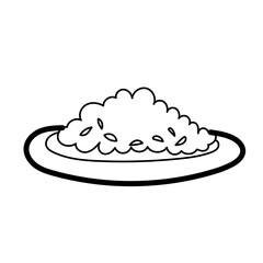 rice cartoon doodle