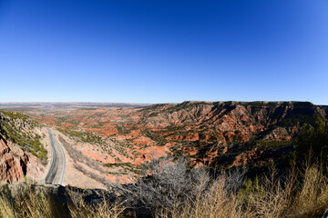 View from Hamblen Drive Overlook, between Claude and Silvertown Texas