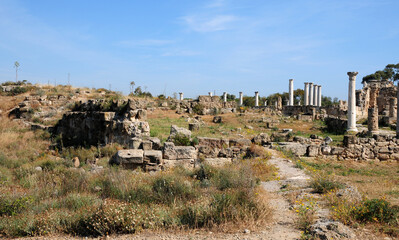Fototapeta premium Salamis Ancient City in Cyprus.