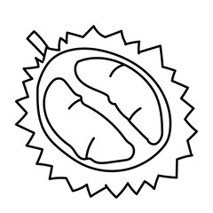 durian cartoon doodle