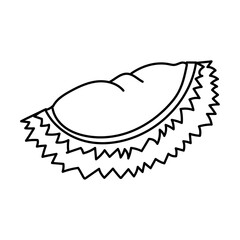 durian cartoon doodle