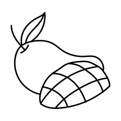 mango cartoon doodle