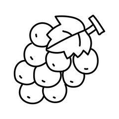 grapes cartoon doodle