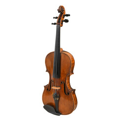 Violin under the white background. Picture of the old Italian violin © jovkovski1969