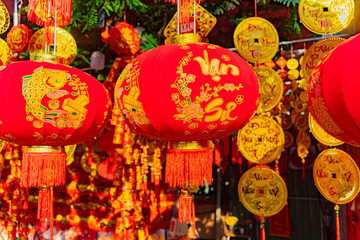 The fair before the Lunar New Year.
The Eastern New Year according to the lunar calendar. Sale of...