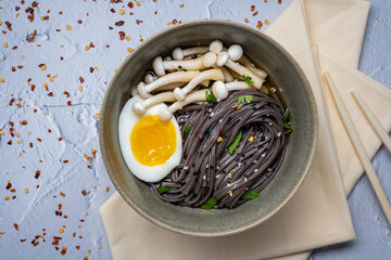 Asian Soba Noodle Soup