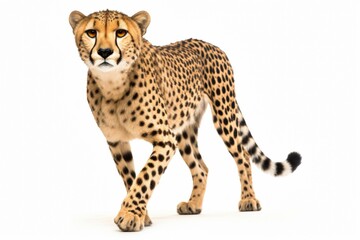 cheetah illustration clipart - obrazy, fototapety, plakaty