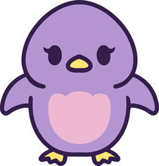 cute baby bird cartoon