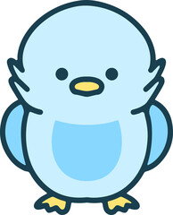 cute baby bird cartoon