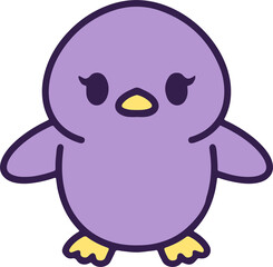 cute baby bird cartoon