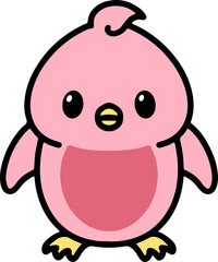 cute baby bird cartoon