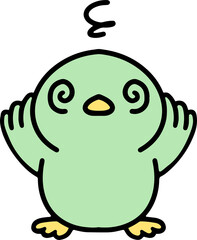 cute baby bird cartoon