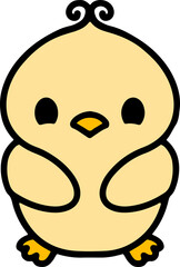 cute baby bird cartoon