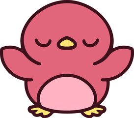 cute baby bird cartoon