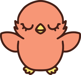cute baby bird cartoon