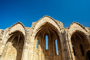 Church of the Virgin Mary of the Burgh in Rhodes, Greece.